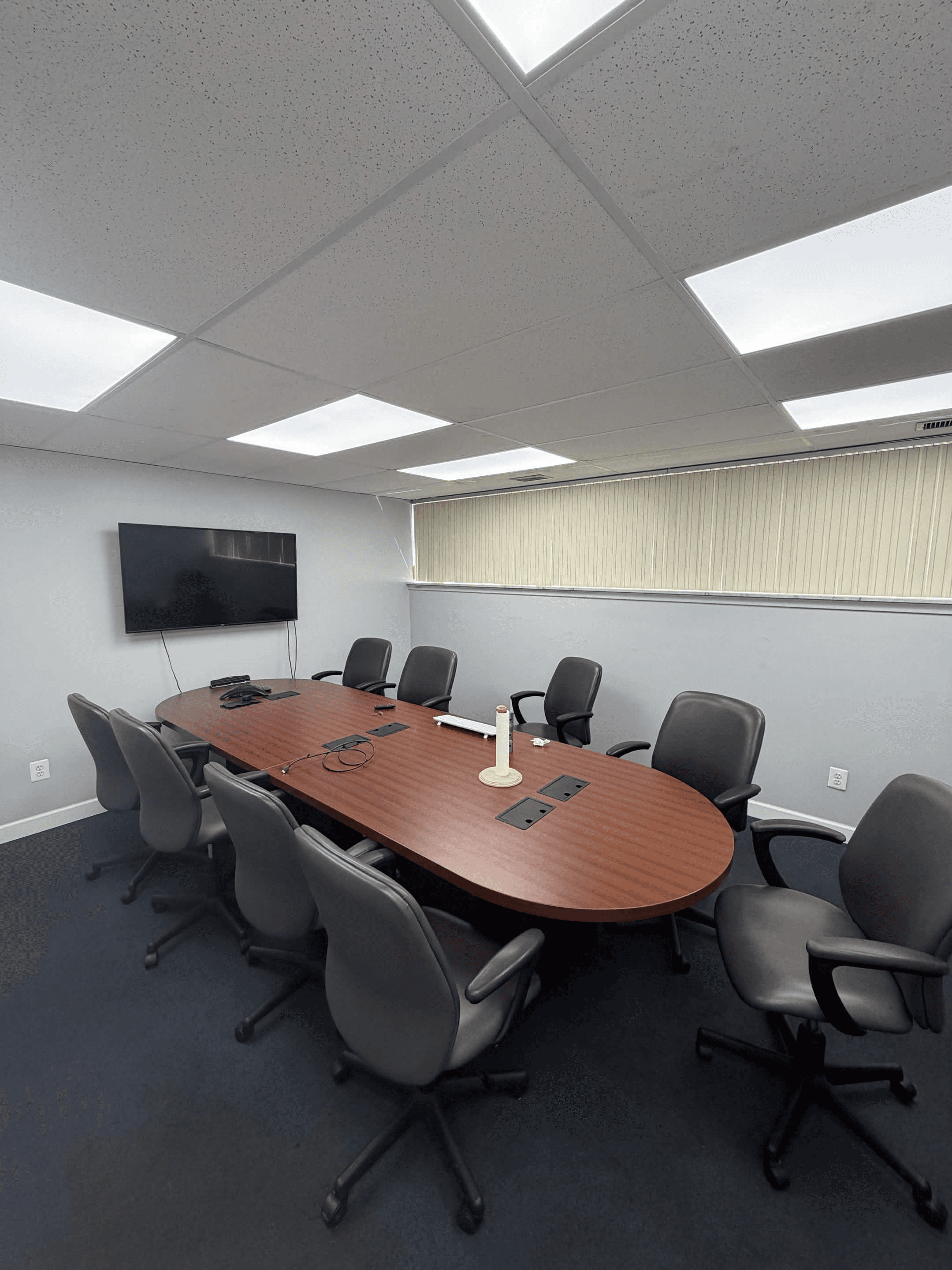 Conference room at the Axion Systems Warren location